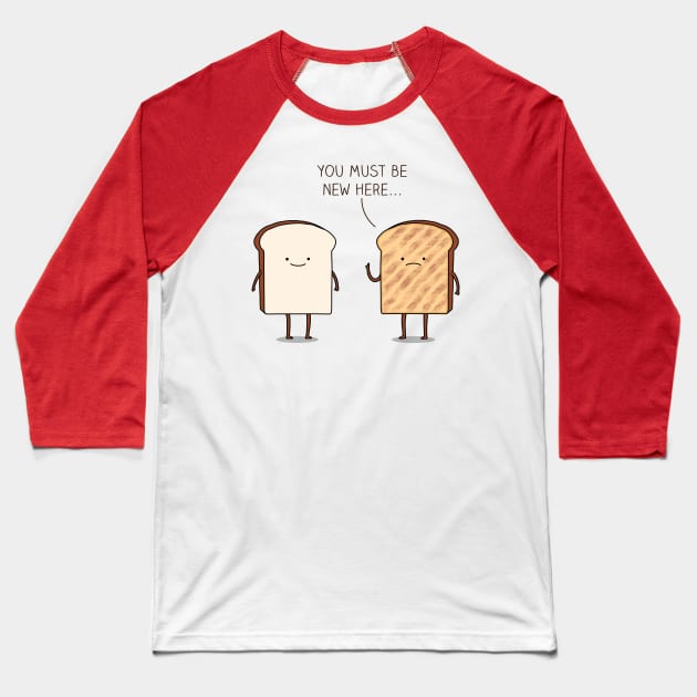 Grilled Baseball T-Shirt by milkyprint